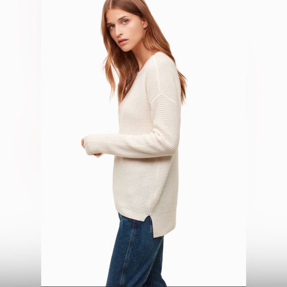 Aritzia Wilfred Free Boylston Merino Wool Sweater size Small NWOT - Picture 1 of 4